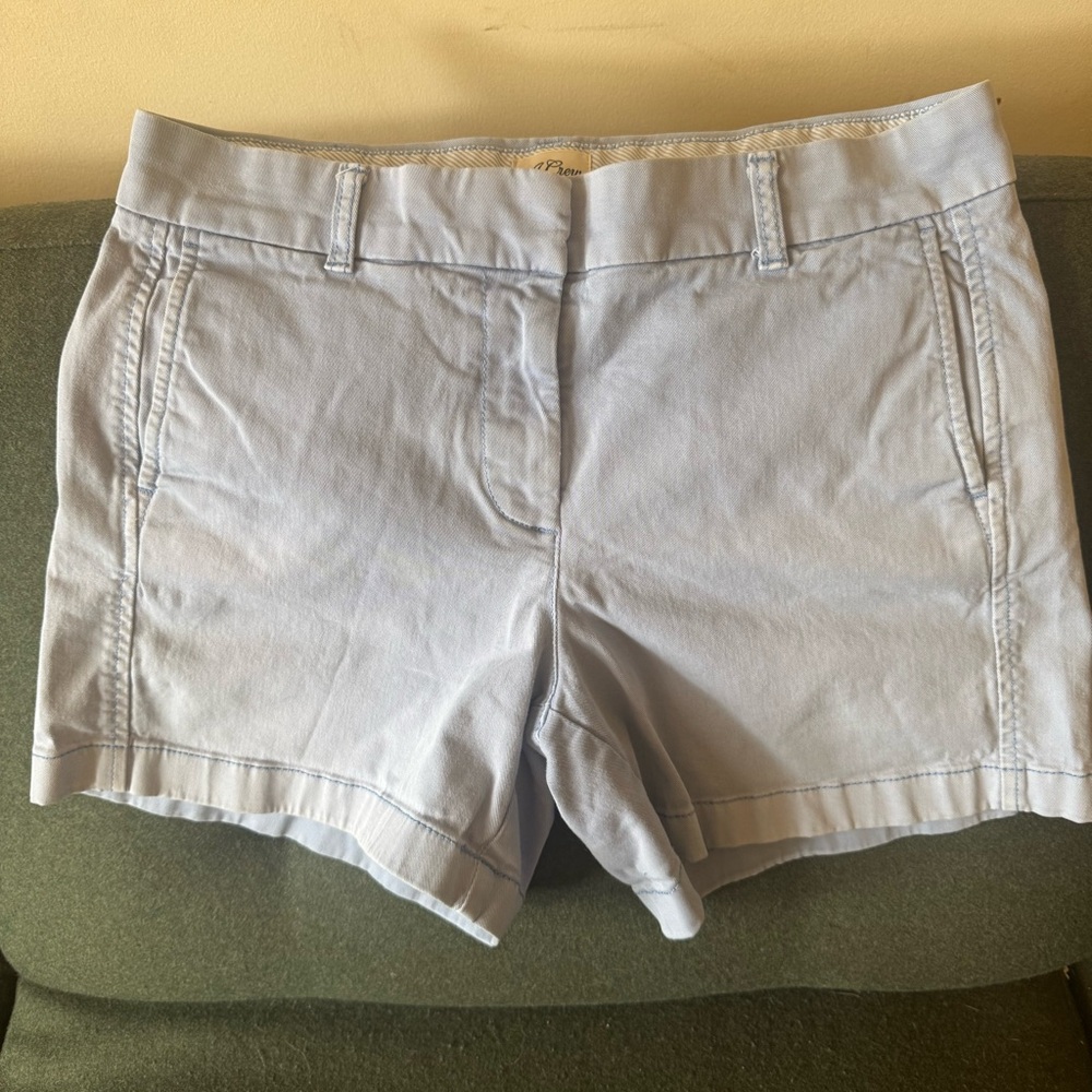 J. Crew Blue Bermuda Shorts Classic Cotton Style